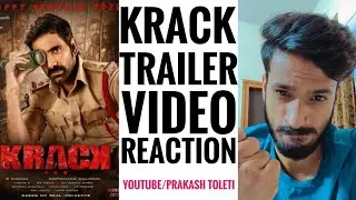 Krack Trailer Reaction | Raviteja || Shruti Hassan || #MassMaharaja || Prakash Toleti Reaction ||