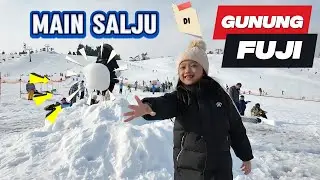 Seru Banget! Aisyah Main Salju di Gunung Fuji ❄️🇯🇵 | Liburan Musim Dingin