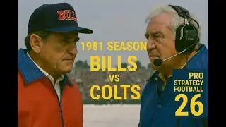 1981 Bills vs Colts Sim (Full Game) Knox vs McCormack