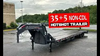 Horizon 35+5 NON CDL Hotshot Gooseneck Trailer exclusive Trailer Mart build