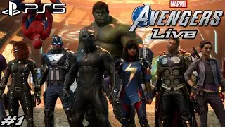Marvel Avengers (PS5) Live - Side Missions/Leveling