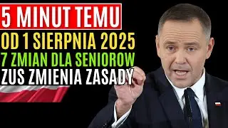 🔔 ZUS zmiany seniorzy &ndash; 7 ważnych zmian od 1 sierpnia! Emerytura sierpień 2025