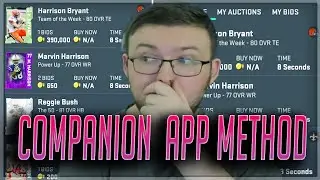 HOW TO MAKE COINS USING THE COMPANION APP IN MUT 21! |MADDEN 21 ULTIMATE TEAM