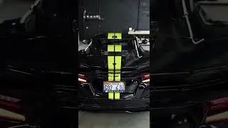 🏎️ This C8 Corvette with the TRON Ultimate Package: Paint Protection Film, Ceramic Coating, and