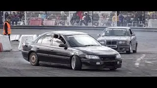 BATALLA OPEL OMEGA - BMW. TANDA DRIFT EVENTO VALDEPORRES RACING. #OPELNOGIRA