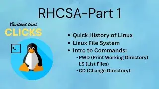 RHCSA-part-1: History of Linux | File hierarchy | Intro of commands pwd, ls and cd | root in linux