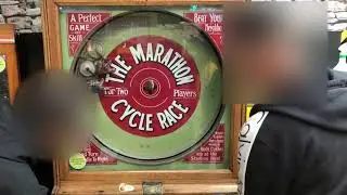 Coin Operated The Marathon Cycle Race Amusement Arcade Machine