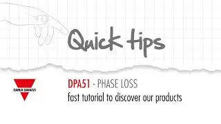 How to detect a phase loss with Carlo Gavazzi's DPA51