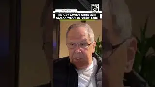Russian Foreign Minister Sergey Lavrov arrives in Alaska wearing a &lsquo;USSR&rsquo; shirt