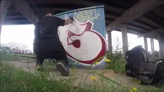Graffiti - Ghost EA - 2 Colour Throw RAW
