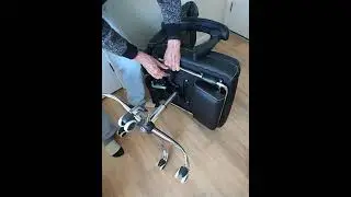 Broken uplift strut on chair