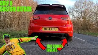 GOLF R CUSTOM CATBACK *SOUNDS INSANE*