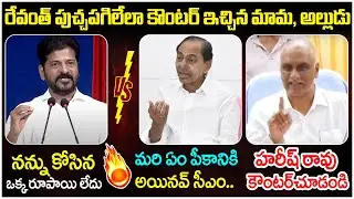 KCR, Harish Rao Mass Counter to Revanth Reddy | Telangana Debts | BRS Vs Congress | Yuvagalam