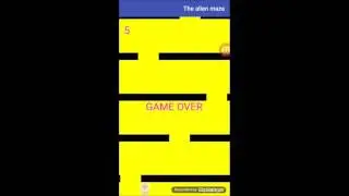 the alien maze video game