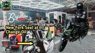 Palit Fork Seal ng Kawasaki Z400 @BigBike Medic Sta Rosa Branch