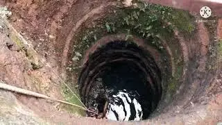 Cleaning the well || kinar cleaning|How to remove silt mud sediment from a well |