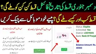 8171 portal update | Bisp Payment check by cnic | Bisp New Update 2026 | BISP new Qist | Benzeer 