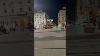 Night view of Rome #italy #vlog #travel #trip #rome #vatican #venice #europe #historic #monument