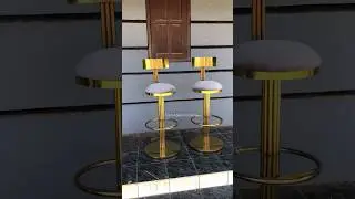 Kursi barstool stainless gold  #kursibar #kursicafe #kursi #homedecor #rumahminimalis #interior