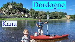 Kanufahrt auf der Dordogne in Frankreich