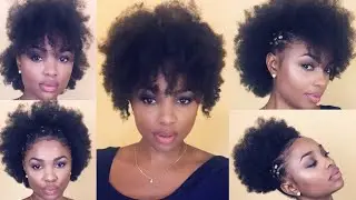 9 QUICK & EASY NATURAL HAIRSTYLES ON TYPE 4 HAIR