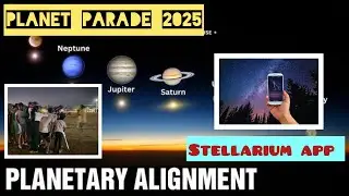 Planet parade | sharing my experience #planetparade #space #planetalignment #2025 #trending #sky