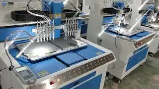 Automatic pvc rubber dispensing/injection machine for liquid