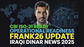 Iraqi Dinar News: Frank26 Highlights CBI ISO-301 Operational Readiness!