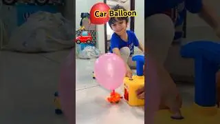 Rishit&rsquo;s Toys Review on Power balloon Launcher - Car balloon show | Birthday gift 🎁 | #powerballoon