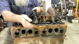 Ferguson 23C Diesel Engine Part 3  Removing the Rocker Assembly