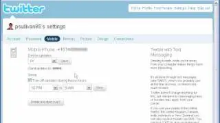 TUTORIAL: How to Get Text Message Updates from Twitter