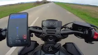 Honda CB650R acceleration (my first attempt ever)