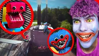 DROHNE überwacht BOXY BOO mit HUGGY WUGGY In GRUSEL GÄRTNEREI!! (POPPY PLAYTIME)
