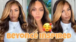 Beyonce Inspired Ombre Wig | Loose Wave Human Hair Wig | EvaWigs