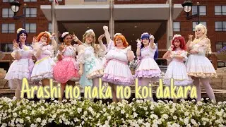 Arashi no naka no koi dakara cover ( Lilly Kiss Idols debut live)