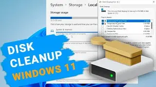 🧹 Как очистить диск от ненужных файлов с помощью встроенных утилит Windows 11 🧹