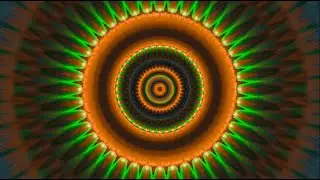 Psychedelic Neon Tunnel | Kaleidoscopic Abstract 4K Loop Background | Digital Visual Art (No Sound)