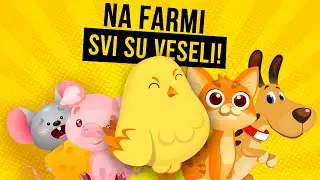 NA FARMI SVI SU VESELI, Traktor Mileta Vozi 4 Piketa, Malo Pile, Dečija Pesmica