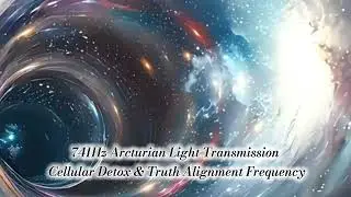 741Hz Arcturian Light Transmission | Cellular Detox & Truth Alignment Frequency#meditation 