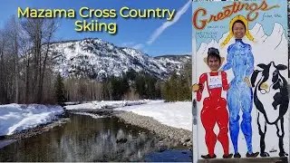 Methow valley cross country skiing / Mazama / Upper River Run to Jacks Point / Bush school trailhead