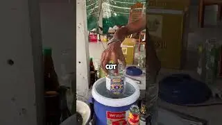 liquor bottle to drinking glass 🤩 #Reuse
