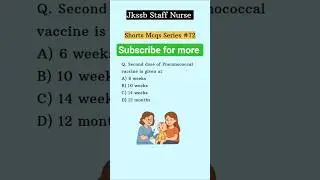 jkssb exams | Shorts mcqs series #72 | jkssb study | jkssb | Nursing | fmphw | #Shorts #viral