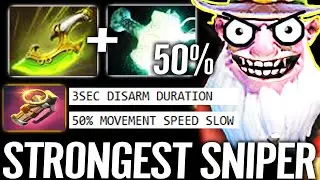 🔥 100% STRONGEST SNIPER EVER - Swift Blink Mjollnir + Shard 3Sec Disarm 50% Slow WTF Dota 2 Pro