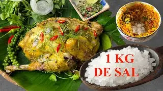 Un plato ex&oacute;tico y delicioso: pollo al vapor con sal arom&aacute;tica! La vida cotidiana! Love Farm
