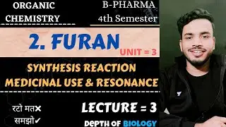 furan synthesis and reactions || furan organic chemistry || furan resonance structures #sgsir