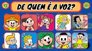 DE QUEM É A VOZ Edição TURMA DA MÔNICA #papaquiz