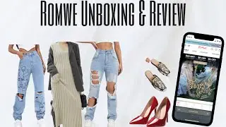 Unboxing, Try On Haul & Review w/ Kapree Styles | ROMWE