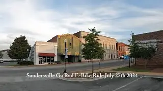 Sandersville Ga Rad EBike Ride July 27th 2024 #radmini #ebike #travelvlog #video #tourism #tour