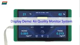 Display Application: Air quality monitor system----from DWIN Technology