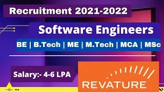 REVATURE Off Campus Drive For 2022 Batch | Revature Recruitment 2021 | Revature Hiring 2022 Batch
